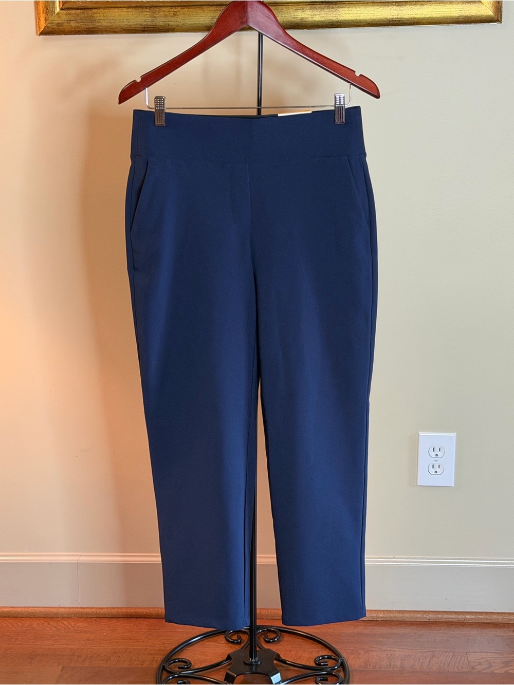 Nine West | NWT Navy Stretch Pull-On Ankle Pants